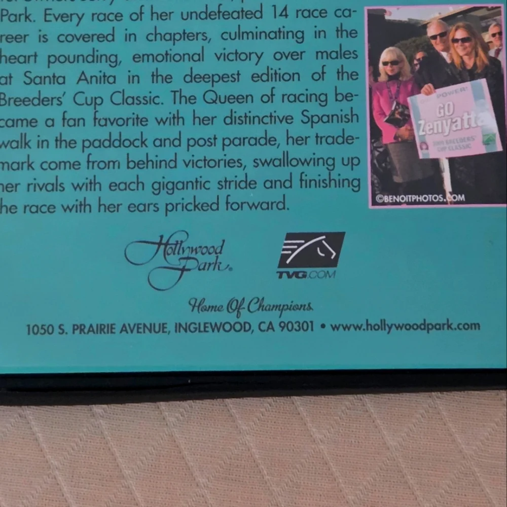 Zenyatta A Living Legend DVD